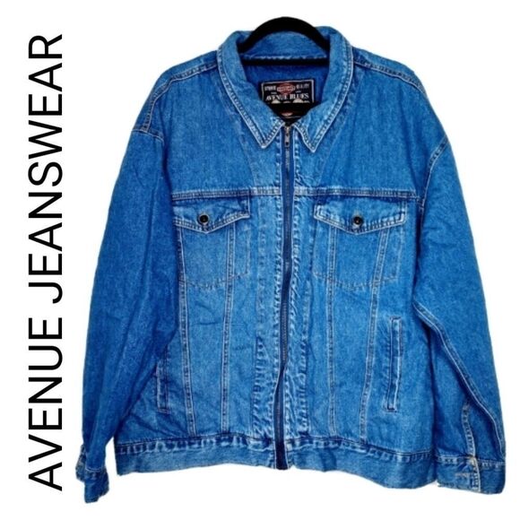AVENUE JEANS WEAR DENIM JACKET - Picture 1 of 4